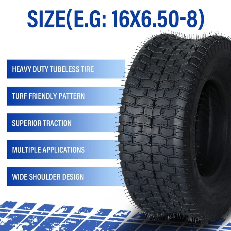 Soft Turf Lawn Mower Tires Ply Heavy Duty For Lawn Care 4