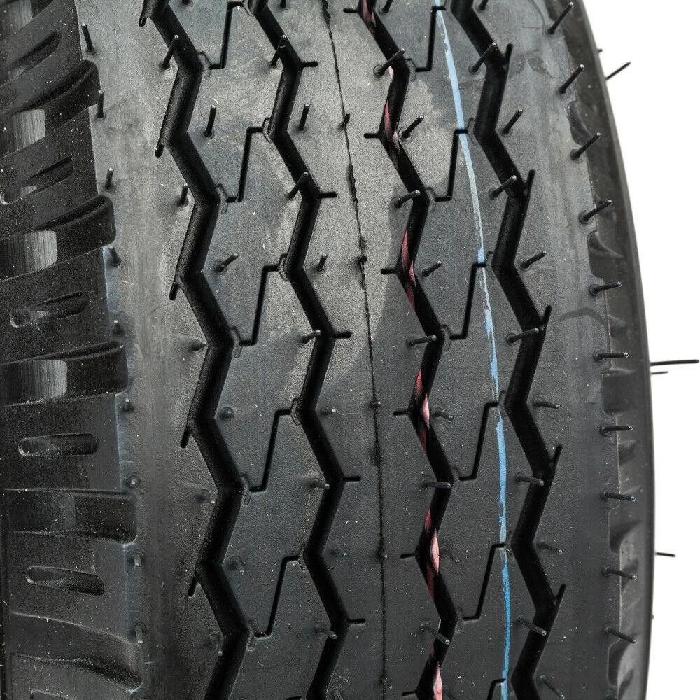 Heavy Duty Bias Trailer Tires Set PR Front Rear 2