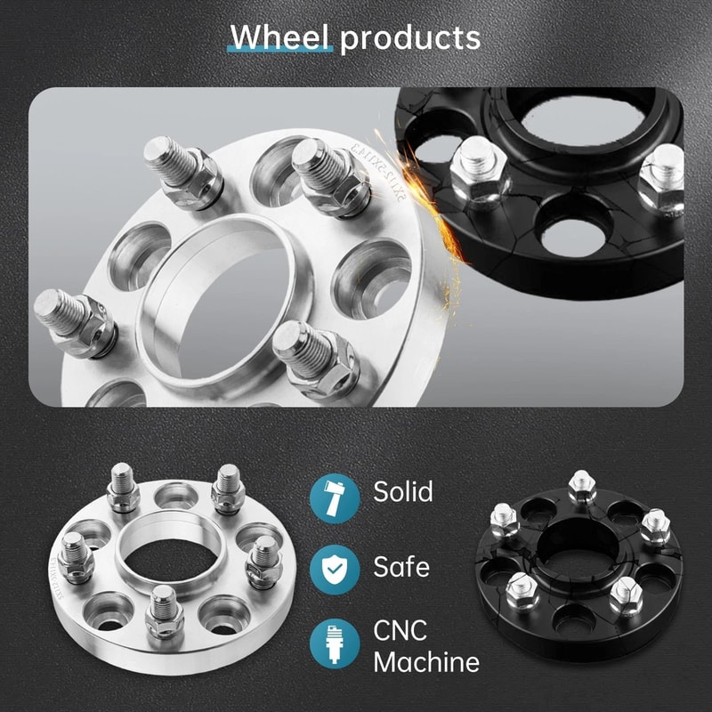 Wheel Spacers For AUDI Lug Nuts Adapter 5