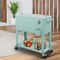 Portable Outdoor Quart Rolling Patio Steel Cooler Cart Ideal For Parties BBQs 1