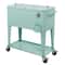 Portable Outdoor Quart Rolling Patio Steel Cooler Cart Ideal For Parties BBQs 5