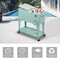 Portable Outdoor Quart Rolling Patio Steel Cooler Cart Ideal For Parties BBQs 6