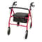 Heavy Duty Extra Wide Bariatric Rollator Rolling Walker With Padded Seat Ideal Mobility Solution Fo 1
