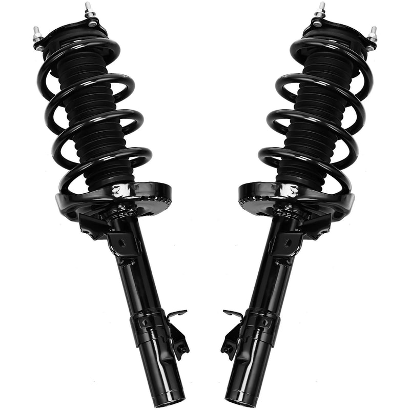 Front Complete Struts With Coil Spring Pair Set For Acura MDX 0