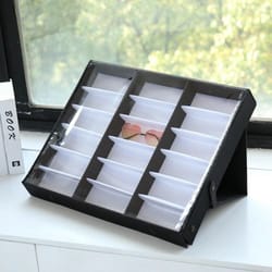 eyewear storage box organizer perfect for glasses & sunglasses