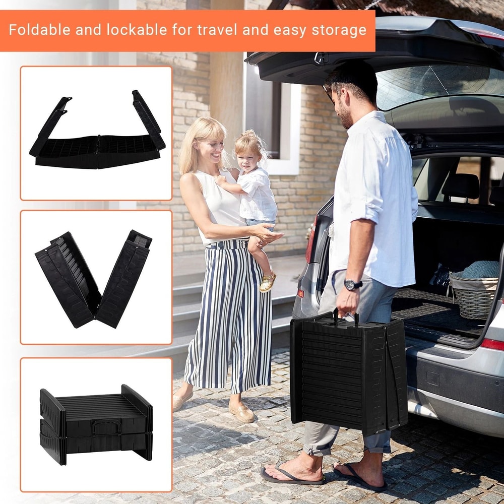 Portable Folding Dog Ramp For SUVs Cars And Travel Lightweight And Collapsible Pet Ramp 8