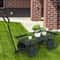 Heavy Duty Garden Cart Lawn Utility Dump Wagon For Outdoor Use Green 0