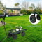 Heavy Duty Garden Cart Lawn Utility Dump Wagon For Outdoor Use Green 6
