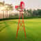 Patio Metal Windmill Red Garden Yard Decoration For Outdoor Spaces 0