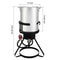 Outdoor Gas Propane Turkey Fryer Fish Fryer Stock Pot Cooker 2