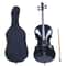 New Professional Basswood Black Color Cello Bag Bow Rosin Bridge 7