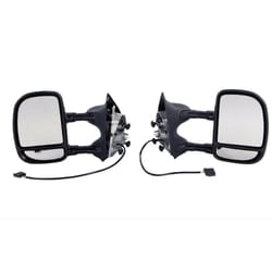 pair of power towing telescoping side mirrors super duty