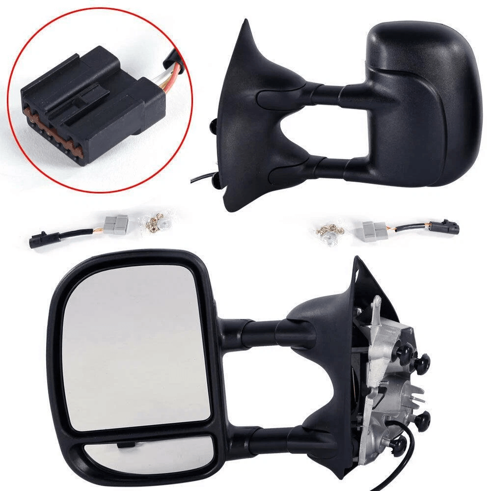 Pair Of Power Towing Telescoping Side Mirrors Super Duty 7