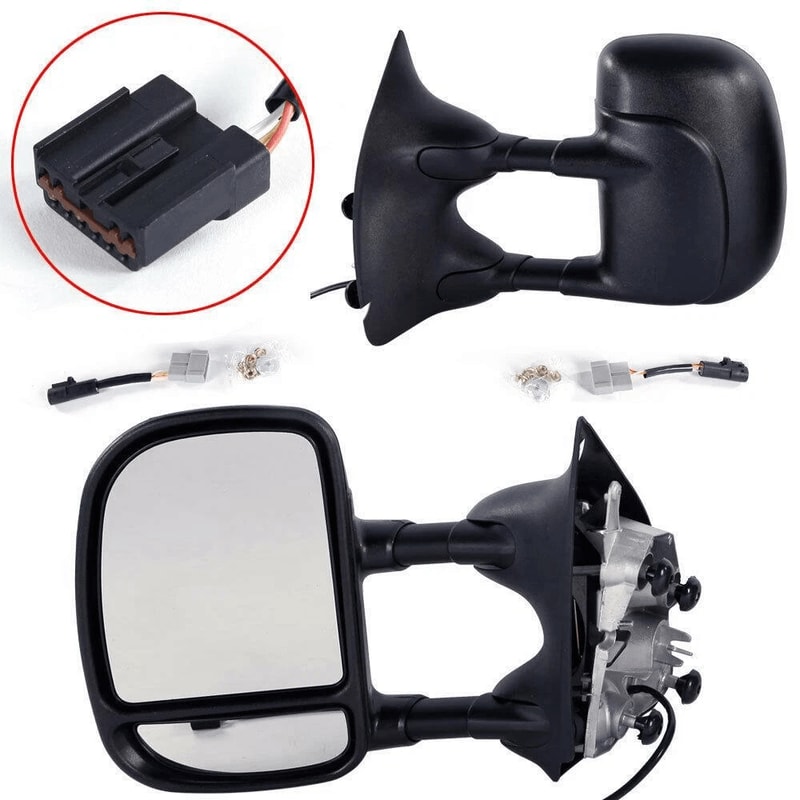 Pair Of Power Towing Telescoping Side Mirrors Super Duty 7