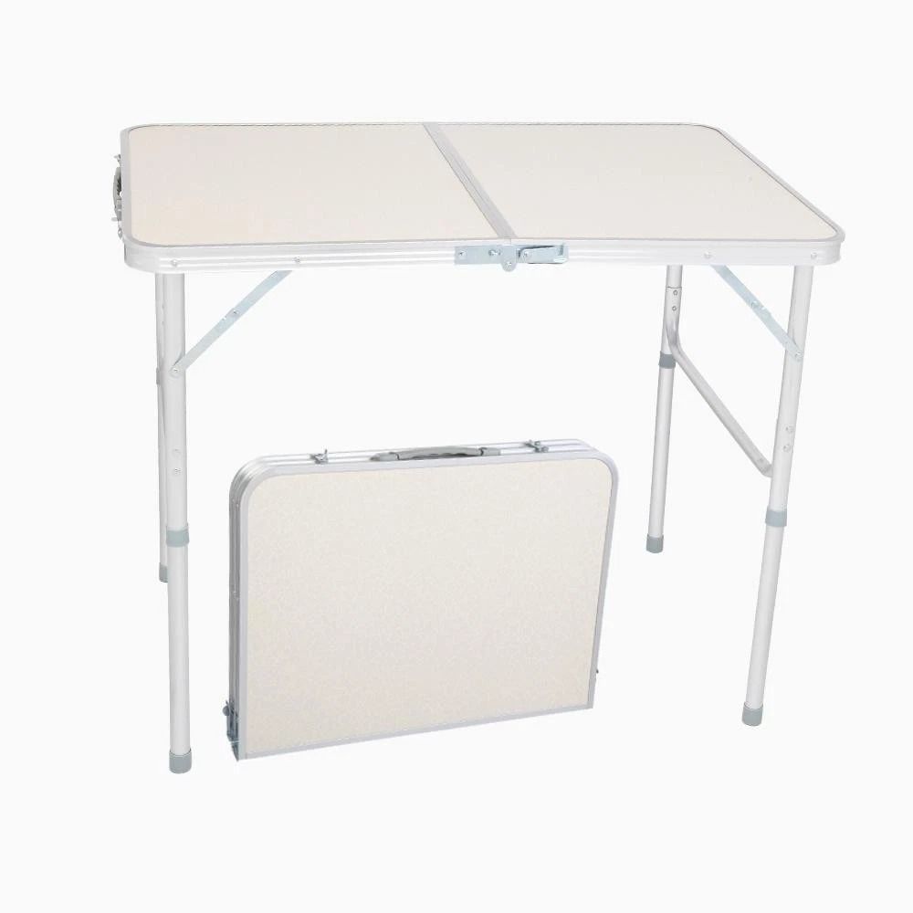 Portable Folding Table Adjustable For Outdoor Picnic Camping Parties 1