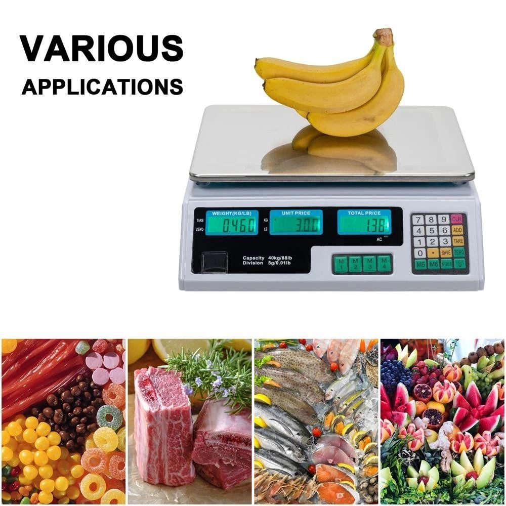 Digital Price Computing Scale For Kitchen Food Meat Produce 11