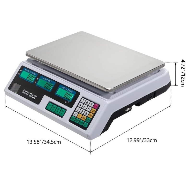 Digital Price Computing Scale For Kitchen Food Meat Produce 8
