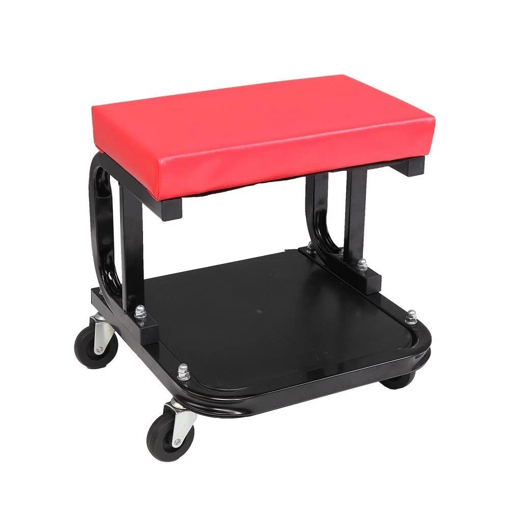 Mechanics Rolling Repair Chair With Storage For Garage Work 3