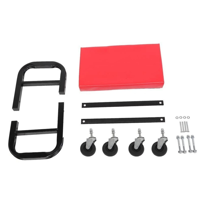 Mechanics Rolling Repair Chair With Storage For Garage Work 6