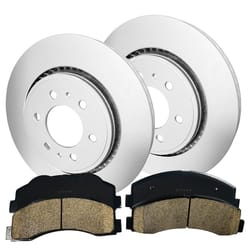 front rotors & ceramic brake pads for lincoln navigator high-quality replacement set