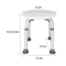 Adjustable Height Medical Shower Chair Comfortable Bath Tub Bench Stool 3