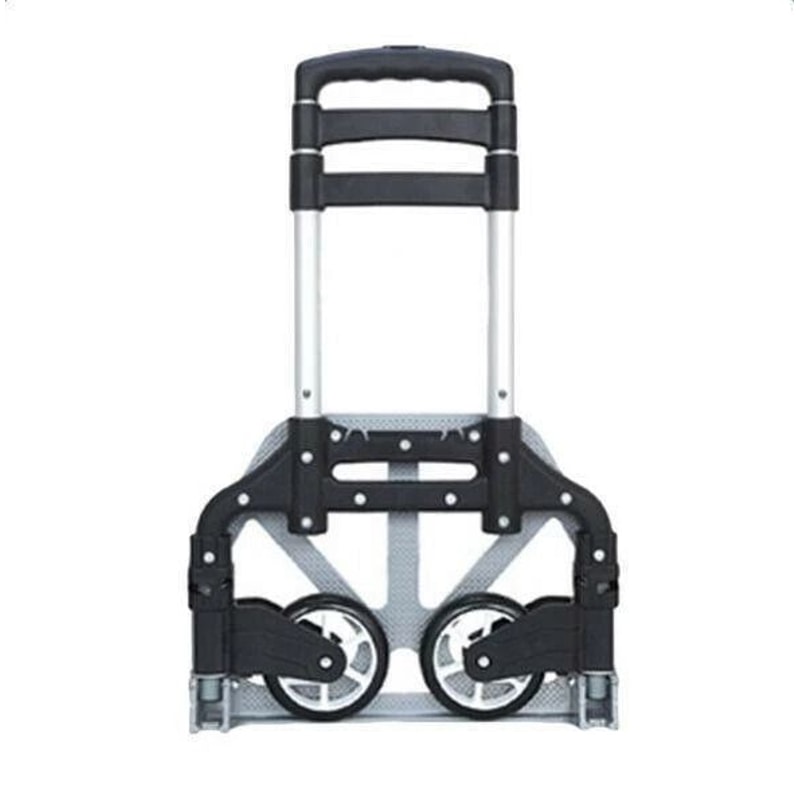 Compact Aluminium Folding Push Cart Portable Travel Shopping Trolley Luggage 7