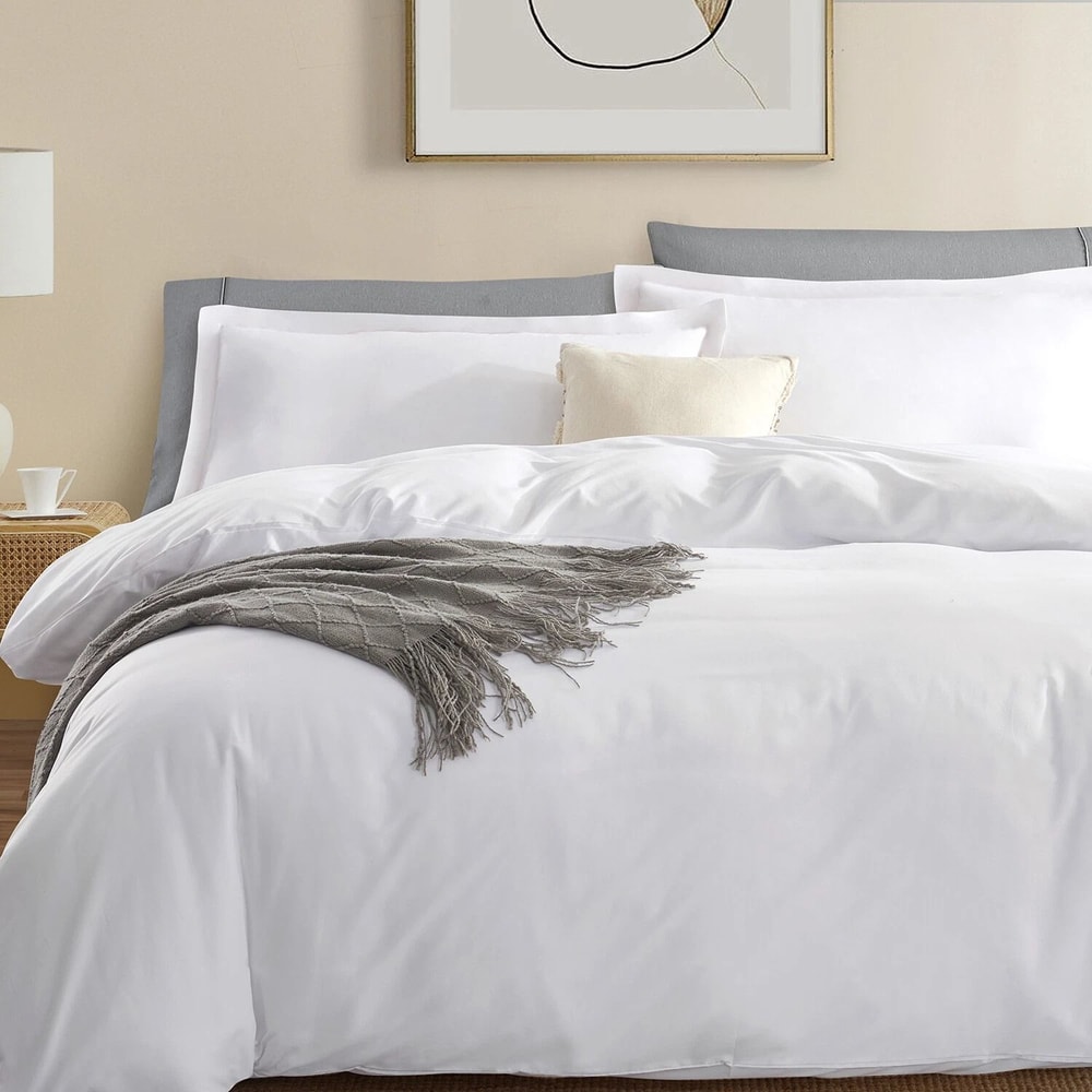 Ultra Soft Duvet Cover Set Luxury Microfiber Bedding Comforter Cover 11