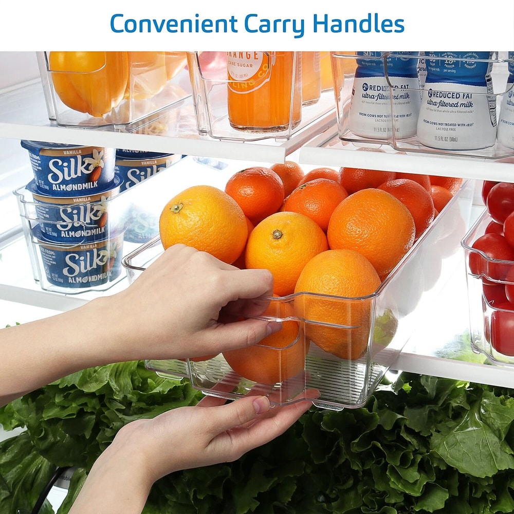 Refrigerator Organizer Bins Set For Fridge Freezer Pantry Storage 3