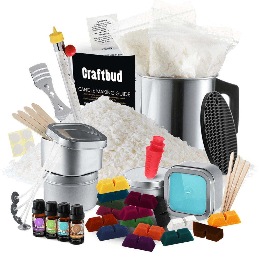 Complete Soy Candle Making Kit With Fragrance Wicks Color Dyes 7