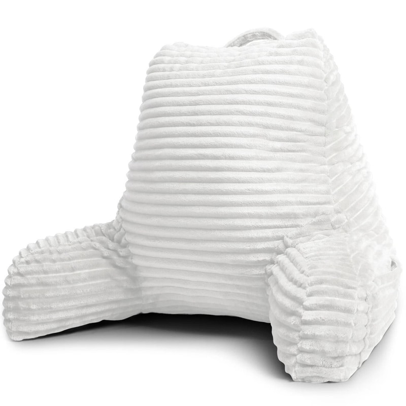 Ultimate Plush Reading Pillow With Shredded Memory Foam And Arm Support 13