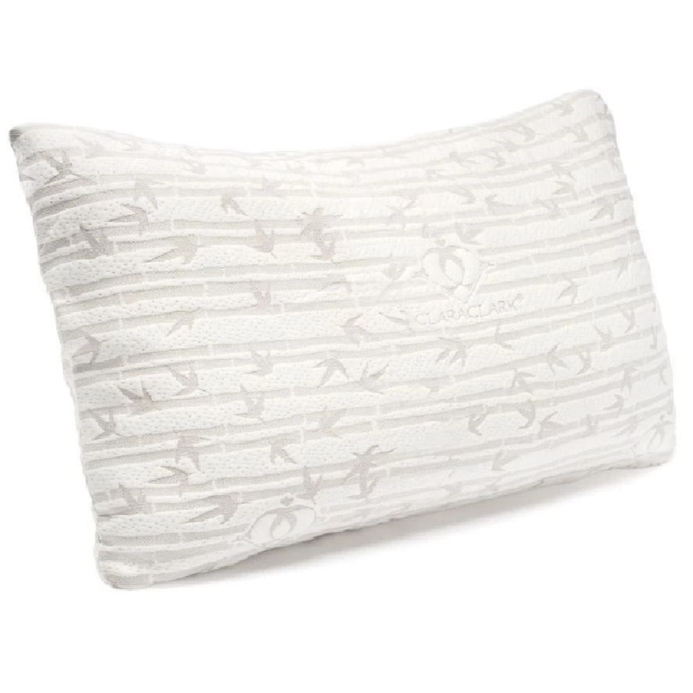 Clara Clark Memory Foam Bamboo Pillow King Queen Sizes Cooling Comfort 3