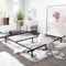 Adjustable Metal Bed Frame With Center Support Leg For Twin Full Queen Size 0