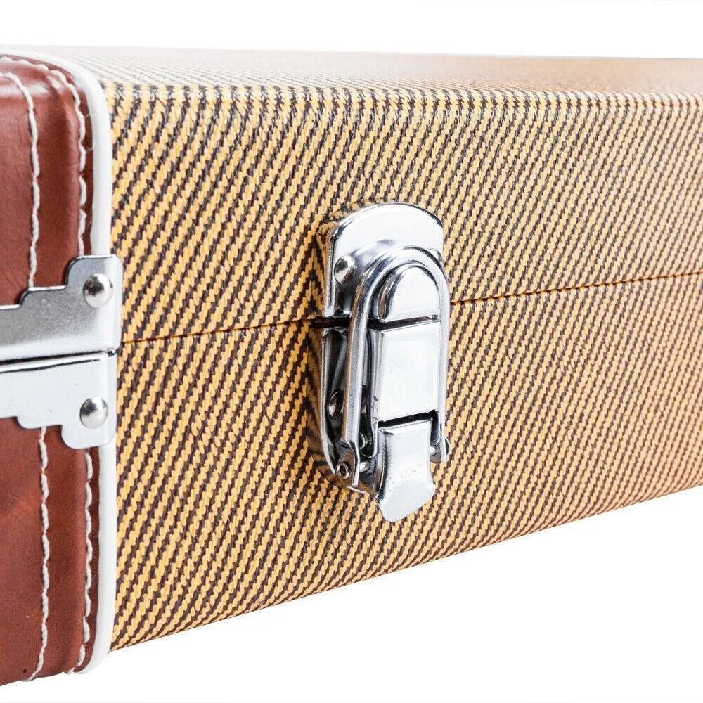 Glarry Hard Case For Electric Guitars Lockable Protective Guitar Case 7