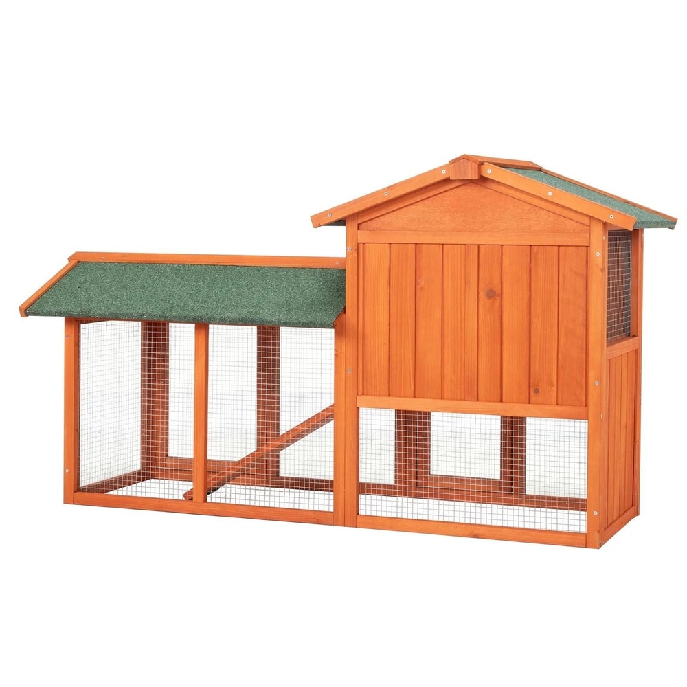 Premium Wooden Backyard Chicken Coop With Nesting Box Poultry Hutch 7