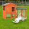 Premium Wooden Backyard Chicken Coop With Nesting Box Poultry Hutch 2