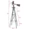 Ornamental Outdoor Garden Windmill Weather Vane Durable Galvanized Gray 5