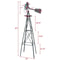 Ornamental Outdoor Garden Windmill Weather Vane Durable Galvanized Gray 5
