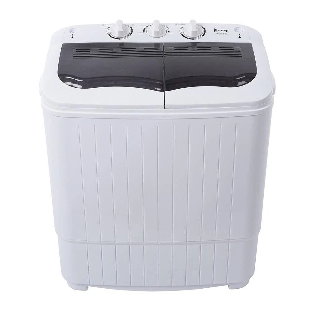 Portable Mini Twin Tub Washing Machine Compact Washer 10