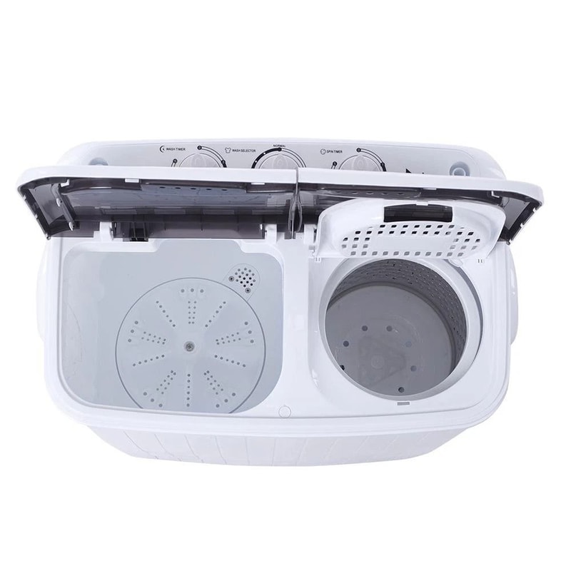 Portable Mini Twin Tub Washing Machine Compact Washer 7