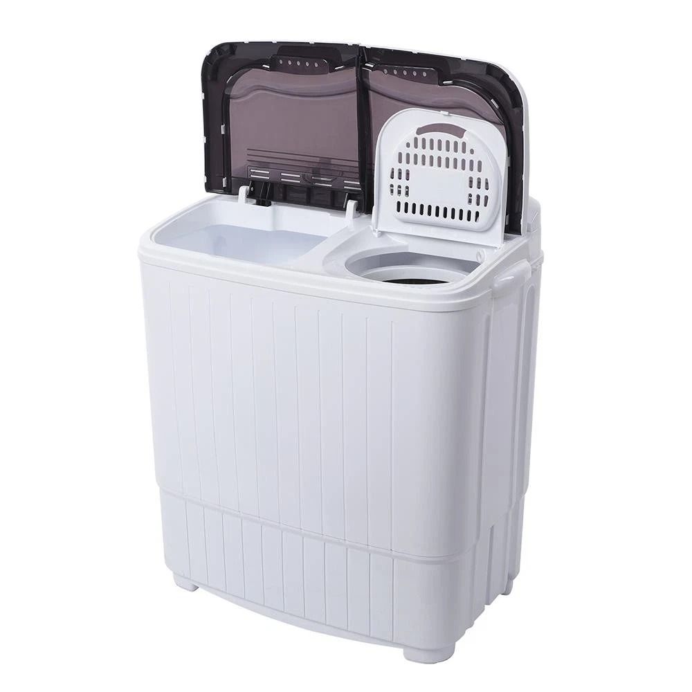 Portable Mini Twin Tub Washing Machine Compact Washer 8