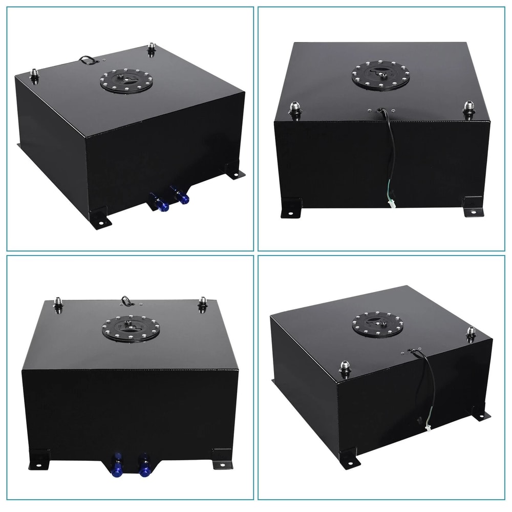 Aluminum Fuel Cell Tank With Level Sender Top Feed Racing Fuel Cell For Drift And Performance Cars 2