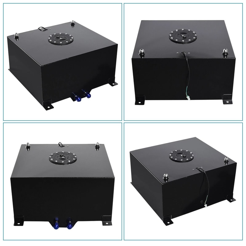 Aluminum Fuel Cell Tank With Level Sender Top Feed Racing Fuel Cell For Drift And Performance Cars 2