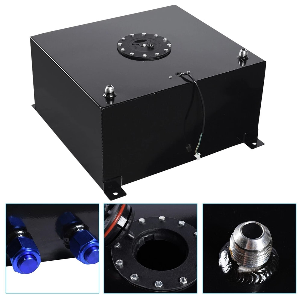 Aluminum Fuel Cell Tank With Level Sender Top Feed Racing Fuel Cell For Drift And Performance Cars 0