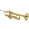 Student Beginner Bb Trumpet Gold Lacquer Brass Instrument With Case For School Band And Music Pract 4
