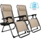 Zero Gravity Chairs Folding Outdoor Recliner Patio Lounge Chairs With Cup Holder 14