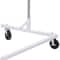 Heavy Duty Clothes Rack Rolling Garment Rack With Wheels Capacity Metal Clothing Organizer 1