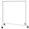 Heavy Duty Clothes Rack Rolling Garment Rack With Wheels Capacity Metal Clothing Organizer 3