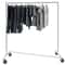 Heavy Duty Clothes Rack Rolling Garment Rack With Wheels Capacity Metal Clothing Organizer 8