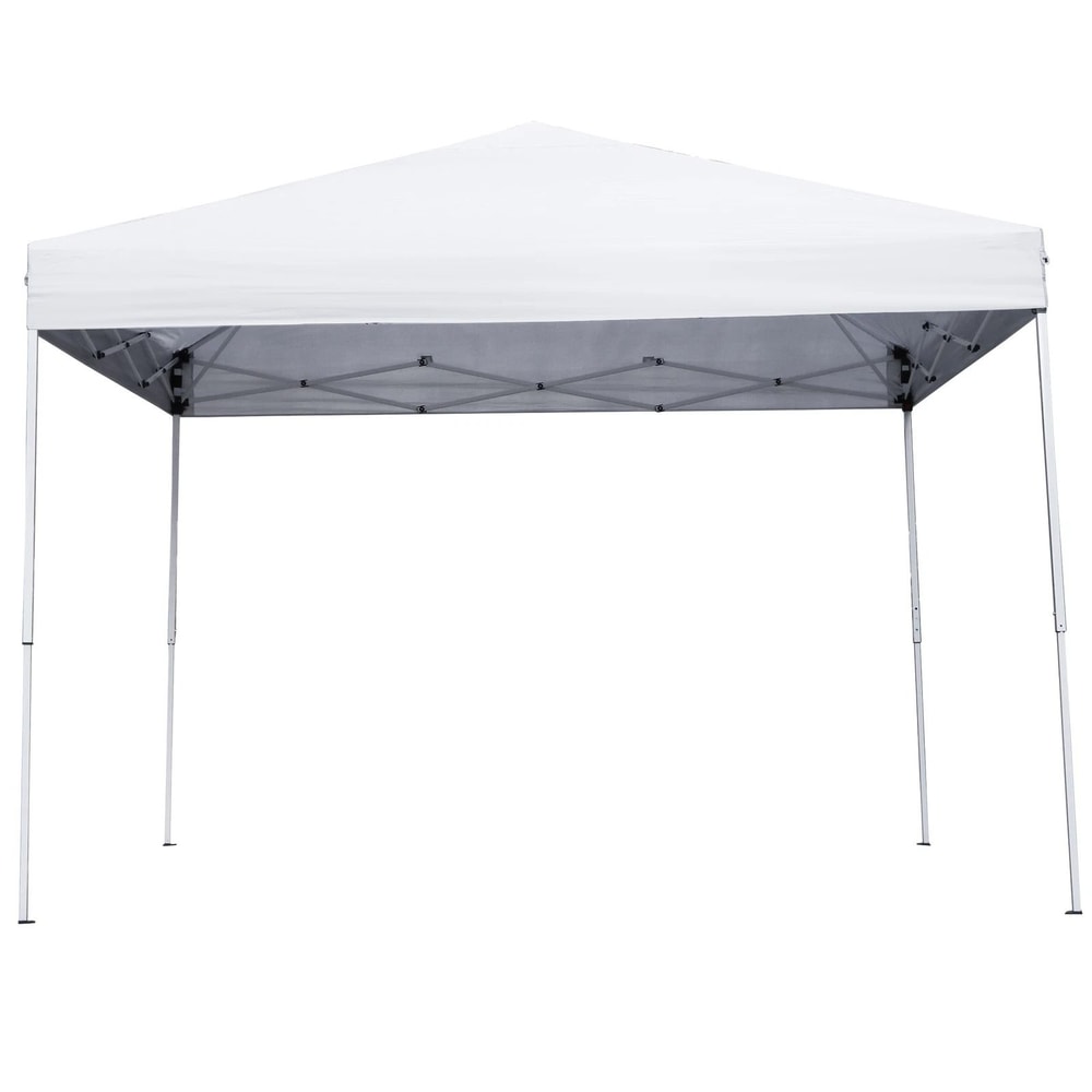 Portable Pop Up Canopy Tent With Adjustable Height And Wheeled Carry Bag For Outdoor Events 1