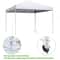 Portable Pop Up Canopy Tent With Adjustable Height And Wheeled Carry Bag For Outdoor Events 10